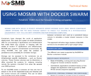 Using MoSMB with Docker Swarm