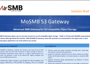 MoSMB-S3 Gateway Solution Brief Image